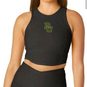 Baylor University Beyond Yoga Spacedye Motivate Cropped Tank